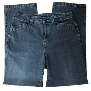 Appleseed's High-Rise Straight Leg Jeans | Women's Size 12